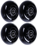 64mm Inline Skate Wheels 64x24mm Replacement With Bearings For Roller Hockey And Everyday Skating 4 Pack 85A High Rebound PU ABEC 9 Bearings