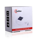 Box of Six Pack Outdoor Solar Powered LED Gutter Lights For Fence Roof And Garden, Rain Resistant, Rechargeable AA Battery Included