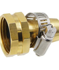 Heavy Duty Garden Hose Repair Kit With Clamps Includes Male And Female Fittings Aluminum Hose Repair Connector Set 3 Pack Rustproof Leak Free Quick Fix For Outdoor Watering