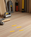 Self Drilling Wall Anchors Kit With Yellow Expansion Tubes, 200 Pieces Of High Impact Plastic For Hollow Walls on wooden surface