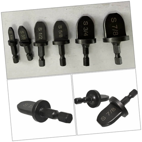 6 Piece Copper Tube Expander Set For Air Conditioner Swaging And Bearing Maintenance Tools Handy Portable Lightweight Drill Bit Swager