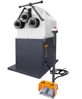 Top Tier Badass Electric Hydraulic Roll Bender delivering slick precision for forming metal tubes and heavy-duty steel pipes.