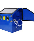 110L Bench Top Sandblast Cabinet With LED Lighting And Built-In Blast Gloves, Heavy Duty Steel Construction For Large Workpieces