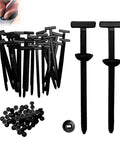 Heavy Duty Universal Cable Tie Buckle With Self Locking Nylon Zip Ties Holder Multipurpose Plastic Cable Ties UV Resistant