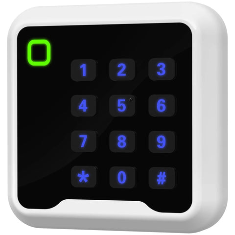 Proximity RFID Card Keypad Reader 125KHz Wiegand 26 Or 34 Bit, plug and play with door access control panels, front view