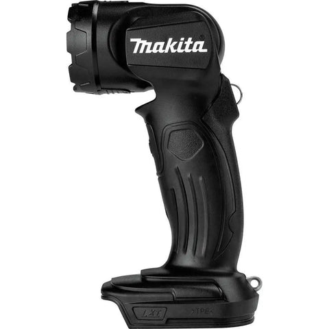DML815B 18V LXT Lithium Ion Cordless LED Flashlight With 12 Position Pivoting Head 60 to 110 Degrees Black Hang Hook