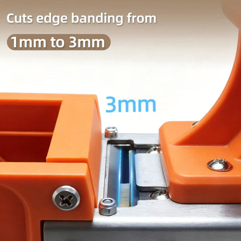Hand End Trimmer For Edge Banding, 180 Degree Foldable Veneer Cutter, Pro Grade Precision Tool For PVC Melamine And Laminate, trims 1 to 3mm edge banding