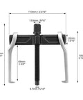 4 Inch 2 Jaw Gear Puller For Internal And External Removal Of Flywheels Gears Pulleys And Bearings Built Tough In CRV Steel