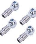 Rock Solid 3/4 16 Heim Joint Rod End Kit For Steering And Suspension, four heavy duty steel spherical bearings with threaded ends.