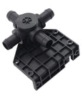 Legit 4 Way Heater Control Valve Fits Tesla Model S And X Years 2012 To 2021 with multiple pipe connectors.