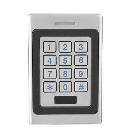 Three Mode Access Control System With Card Or PIN Or Both For External And Internal Security Rugged Metal Housing