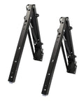 Heavy Duty Pair Folding Hinge Stool Brackets Rock Solid Wardrobe Closet Support Cold Rolled Steel black brackets