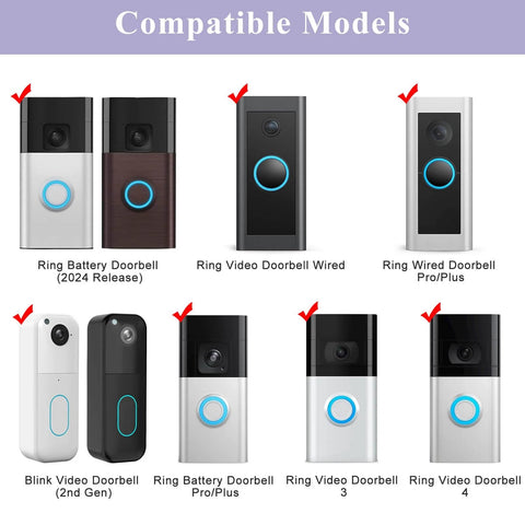 Must Have Doorbell Replacement Key Tool And Power Adapter Screws Kit For Blink And Ring Video Doorbells including compatible models