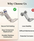 Comparison of Sturdy Stainless Steel Fencing Socket Bracket For Foil Training And Competition with standard sockets