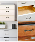 Vintage Mini Pull Handles Cabinet Hardware Set Dope Upgrade With Antique Bronze Decorative Knobs for various cabinets.