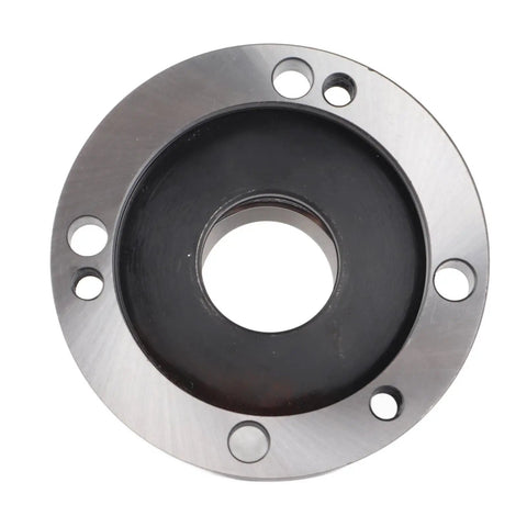 Top view of ER 40 Collet Replacement For 100mm Lathe Chuck Heavy Duty 40CR Steel Milling Machine Accessory with bolt holes visible