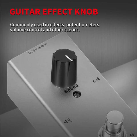 10 Pack Guitar Pedal Knobs Pro Grade 1/4 Inch Shaft With Set Screw ABS Plastic Davies 1900h Clone Style on pedal