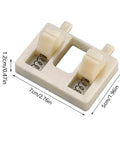 Top view of Wireless Adjustable Portable Soldering Jig For Wires And PCBs, Cordless Soldering Fixture showing dimensions.