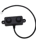 Waterproof IP67 PWM Output Distance Sensor Housing 9.0x6.0x2.0 with black ABS casing and cable for outdoor automation.