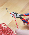 Using 7-Inch Diagonal Pliers In CR-V Steel With Heat-Treated 50CrV Jaws, Rust-Resistant Black Finish, Sharp Wire Cutting