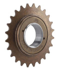 24-Tooth Steel Single Speed Freewheel With 10cm Diameter Threaded Rear Sprocket For Fixie And Urban Bikes, Durable High-Carbon Construction
