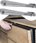 Two Pack Lid Support Hinge For Cupboards And Desk Drop Fronts Heavy Duty 10.2 Inch Iron Folding Stay For Cabinet Doors
