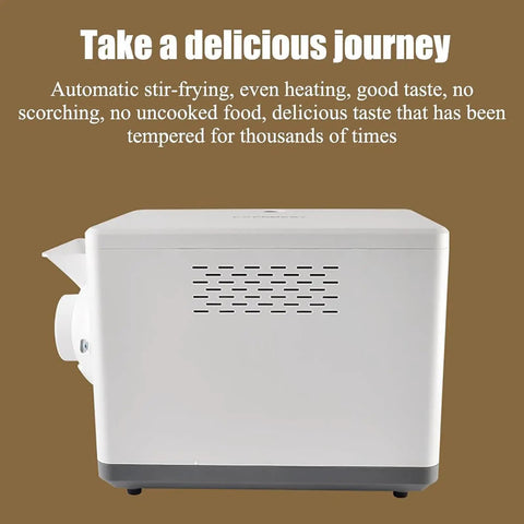 No Sweat Automatic Coffee Bean Roaster Featuring One Click Roast Cycle And Precision Temperature Controls For Even Browning.