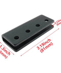 Bi Parting Sliding Barn Door Rail Adaptor For 1 9 16 Inch Flat Track Heavy Duty Connector To Extend Two Way Sliding Doors