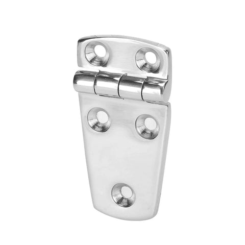 316 Stainless Steel Door Hinge With Five Holes 76 By 38mm Mirror Polished Finish For Indoor And Outdoor Use Universal Cabinet And Window Accessory