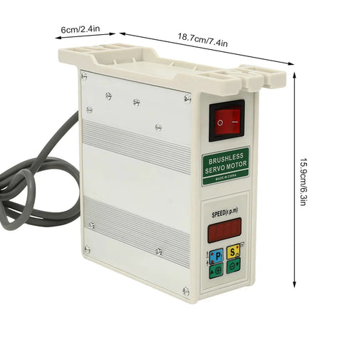 Industrial Leather Skiving Motor SM-801 1200 RPM Electric Shovel Skin Cutter, dimensions labeled in image