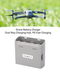 Two Way Battery Charger Hub For Mini 4K Mini 2 Mini SE And Mini 2 SE Drones Two USB Power Adapters And Dual Charging Station