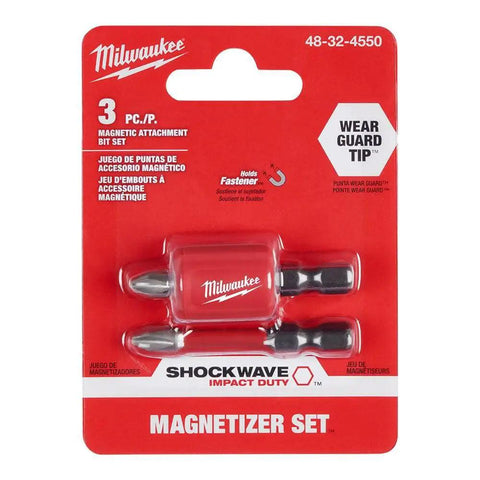 Shockwave Impact Duty PH2 Screwdriver Bit With Magnetic Attachment set in retail packaging