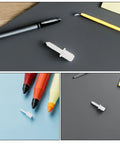 Hella Tough 50 Piece Louver Shutter Repair Kit Featuring Spring Loaded Replacement Pins For Quick Window Restoration on a desk with pens.