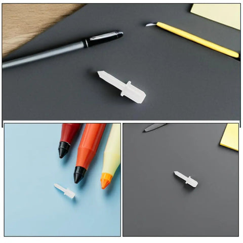Hella Tough 50 Piece Louver Shutter Repair Kit Featuring Spring Loaded Replacement Pins For Quick Window Restoration on a desk with pens.