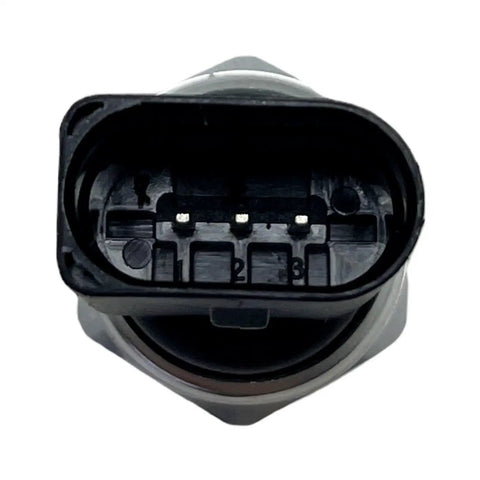 AC Pressure Switch Sensor 4H0959126A Replacement For Audi A4 A5 A6 A7 A8 Quattro Allroad Q5 R8 RS5 RS7 S4 S5 S6 S7 S8 SQ5 Touareg Go To Replacement Part Plug And Play, rear connector view