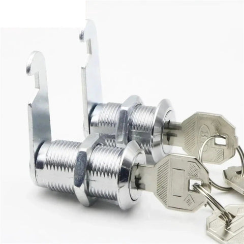 Cam Lock With Metal Key For Door Mailbox Toolbox Gym Locker Furniture Drawer Hardware HJ01A 1 Piece Keyed Alike Durable Latch Lock