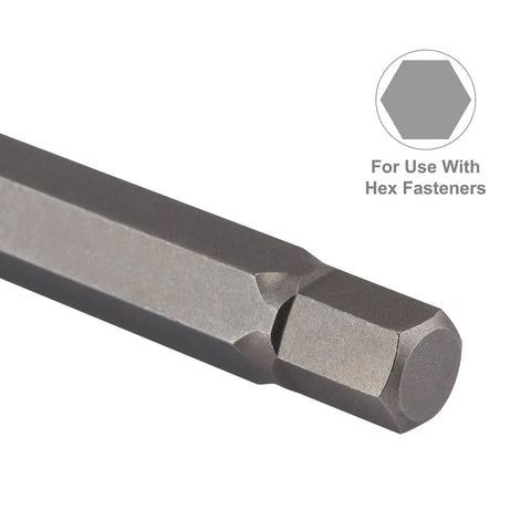 Long Three Eighths Inch Drive Hex Bit Socket Set With S2 Alloy Bits And CR V Sockets SAE And Metric Mix Eighteen Piece Kit.