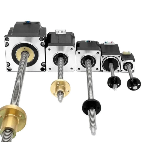 Top Shelf Workhorse Nema Hybrid Stepper Motor Featuring Precision T5 T8 Trapezoidal Leadscrew For Heavy Duty Cnc Machines And Robotics Delivering Smooth Reliable Motion Control
