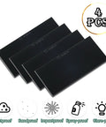 4 Pack Shade 13 Welding Lens For 2 By 4.25 Inch Welding Helmet Replacement 3mm Thick Durable Hard Glass Lenses Protect From Dust Scratches Splash And Impact For 200A To 400A Arc Work