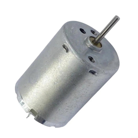 Top Shelf 24Mm RF-370CA DC Motor Goes Off At 12000RPM For Every Slick DIY Build Or Smart Lock Setup Runs Smooth On 6V To 12V With A Heavy Duty Metal Shaft - close-up of aluminum housing and metal shaft