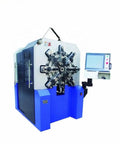 Rock Solid Six Axis Cnc Wire Spring Machine With Slick Automatic Coiling for compression and torsion spring fabrication, showing CNC coiler setup.