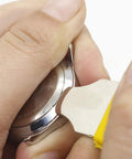 Watch Back Cover Remover Tool Case Opener Pry For Battery Replacement, Durable Stainless Steel And Plastic, 80mm Length, 41mm Width, Fits 10mm Gap