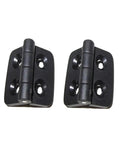 Rotating Concealed Hinges Set For Cabinets And Furniture Durable Plastic Black Hinges 10 Pack Small Hidden Hinges