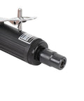 Close-up of Heavy Duty Pneumatic Die Grinder Kit with quarter inch straight shank for precise grinding and polishing.