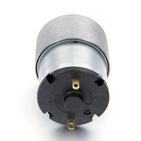 Badass Compact Dc Gear Motor Slams Out Serious Torque Across Voltage Options For Smooth Reversible Speed Control On Any Custom Robot Project Gear Reducer Assembly showing back view.