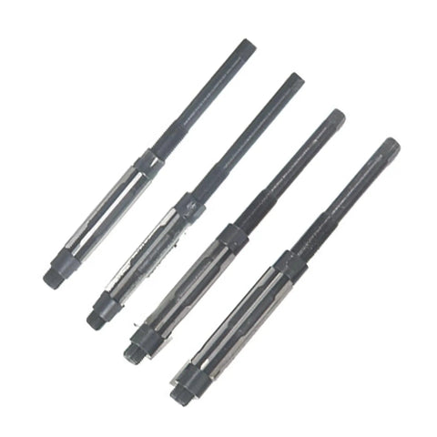 High speed steel blades from Pro Grade 11 Piece Adjustable Hand Reamer Set H4 To H14, 11.75mm To 38mm Range, for machines