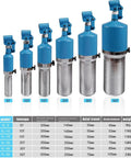 Heavy Duty Hydraulic Three Jaw Gear Puller Kit With 15 Ton Capacity Wheel Bearing Separator built like a tank, various tonnage models displayed.