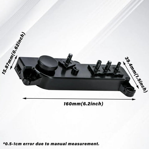 Tesla Model 3 and Model Y right passenger power seat switch replacement dimensions