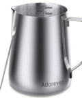 66oz Stainless Steel Milk Frothing Pitcher With Latte Art Pen, Barista Grade Espresso Bar Tool for frothing and steaming milk