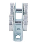 Front view of Heavy Duty Sliding Door Trolley With Alloy Steel Bearing for ultra smooth glide, noiseless operation, corrosion resistant built.